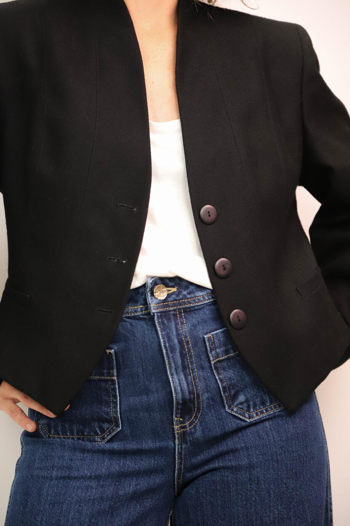 Veste noir Daniel D Taille S