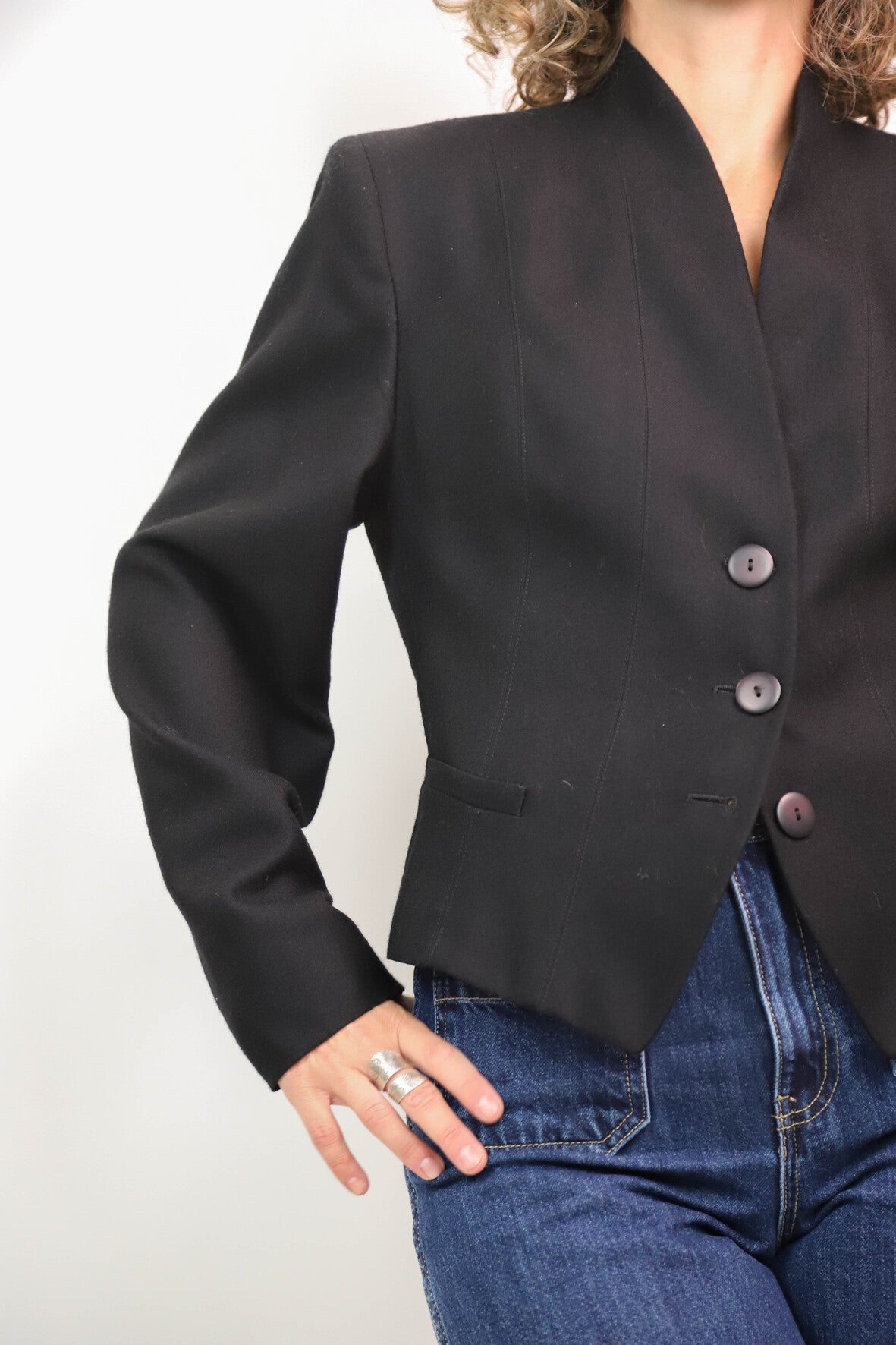 Veste noir Daniel D Taille S