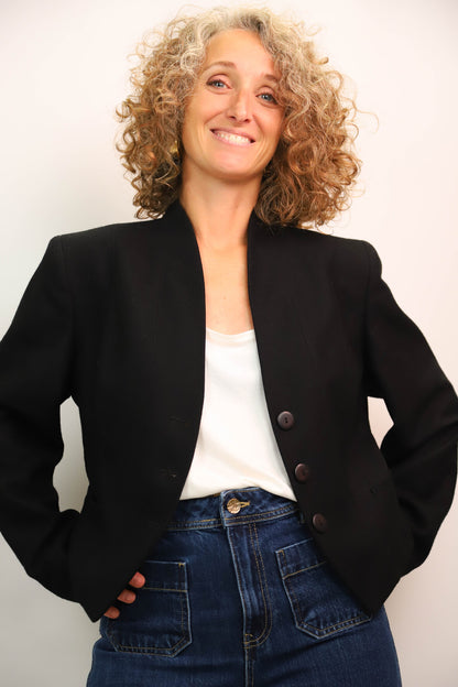 Veste noir Daniel D Taille S