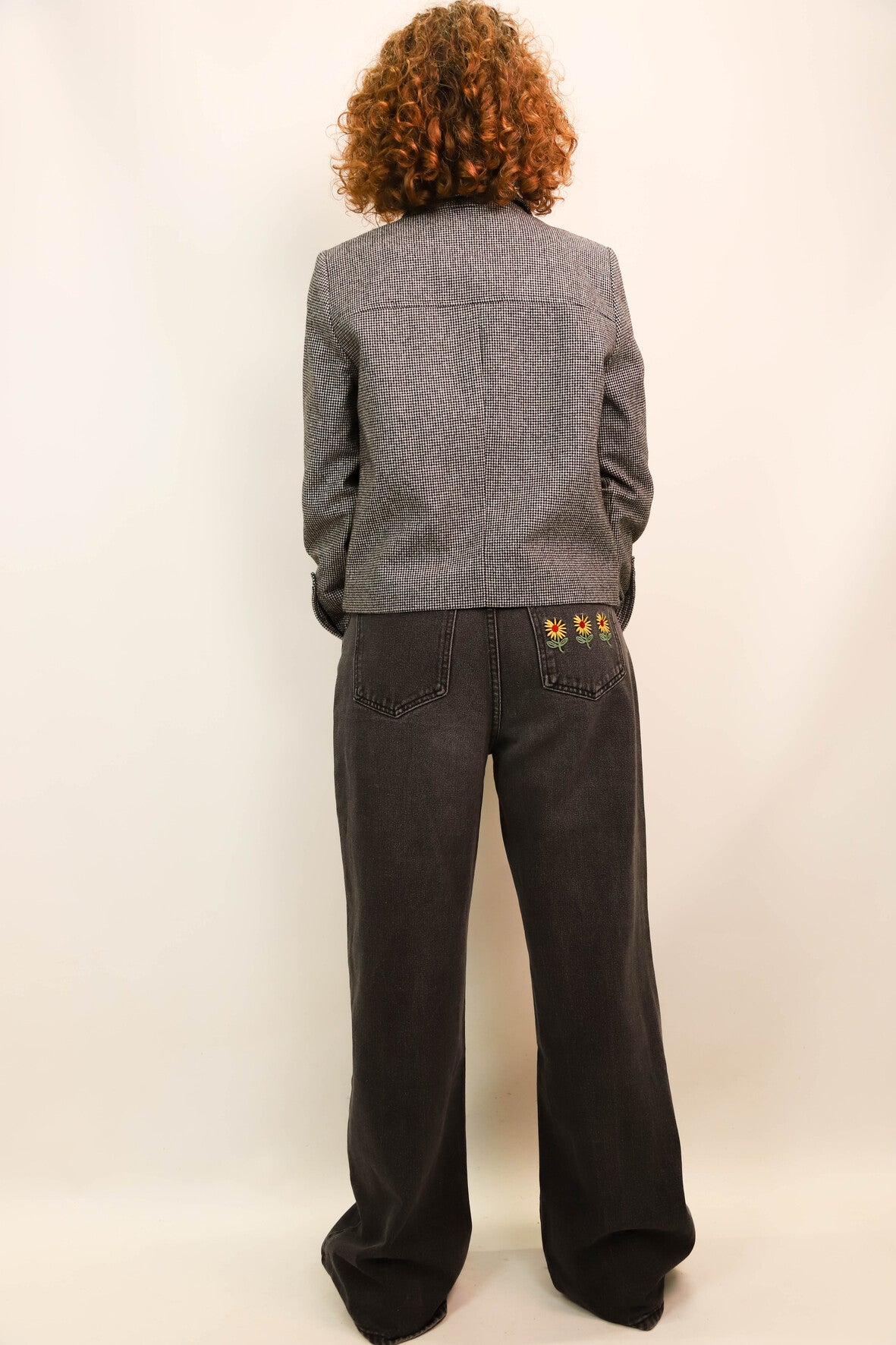 Jean large noir Taille M