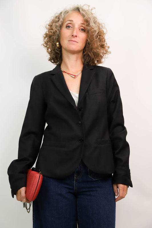 Blazer gris anthracite Agnes B Taille M