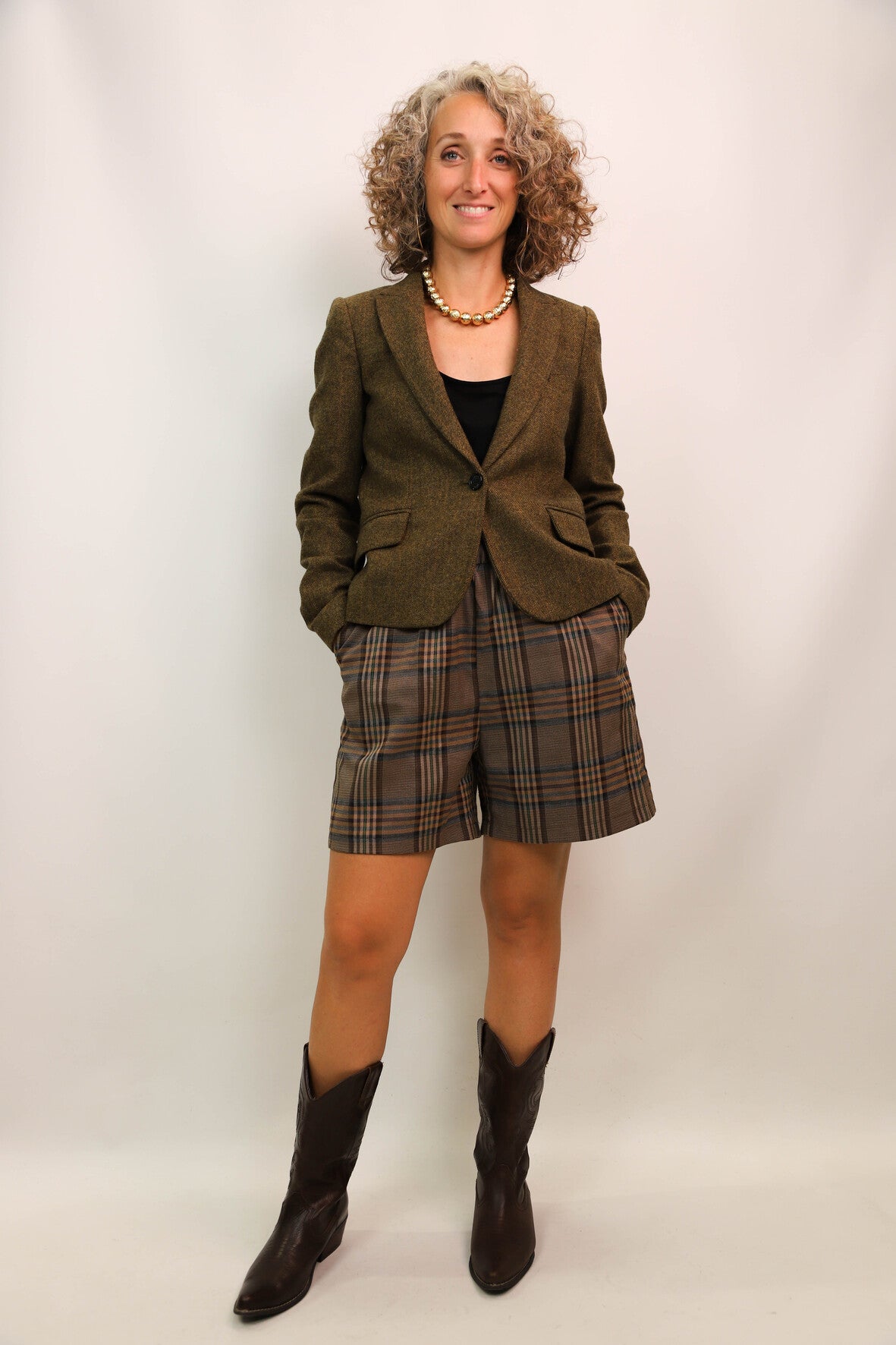 Blazer vert Mango Taille XS