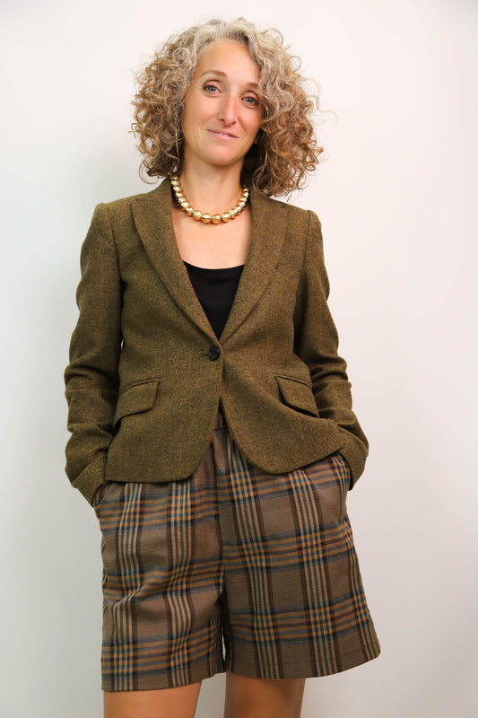 Blazer vert Mango Taille XS