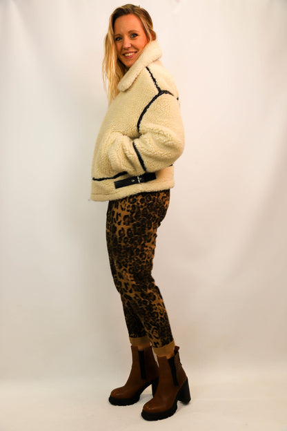 Blouson oversize beige Zara Taille XS