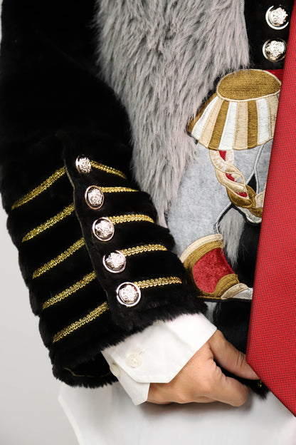 Manteau noir Spirit Animal Taille L