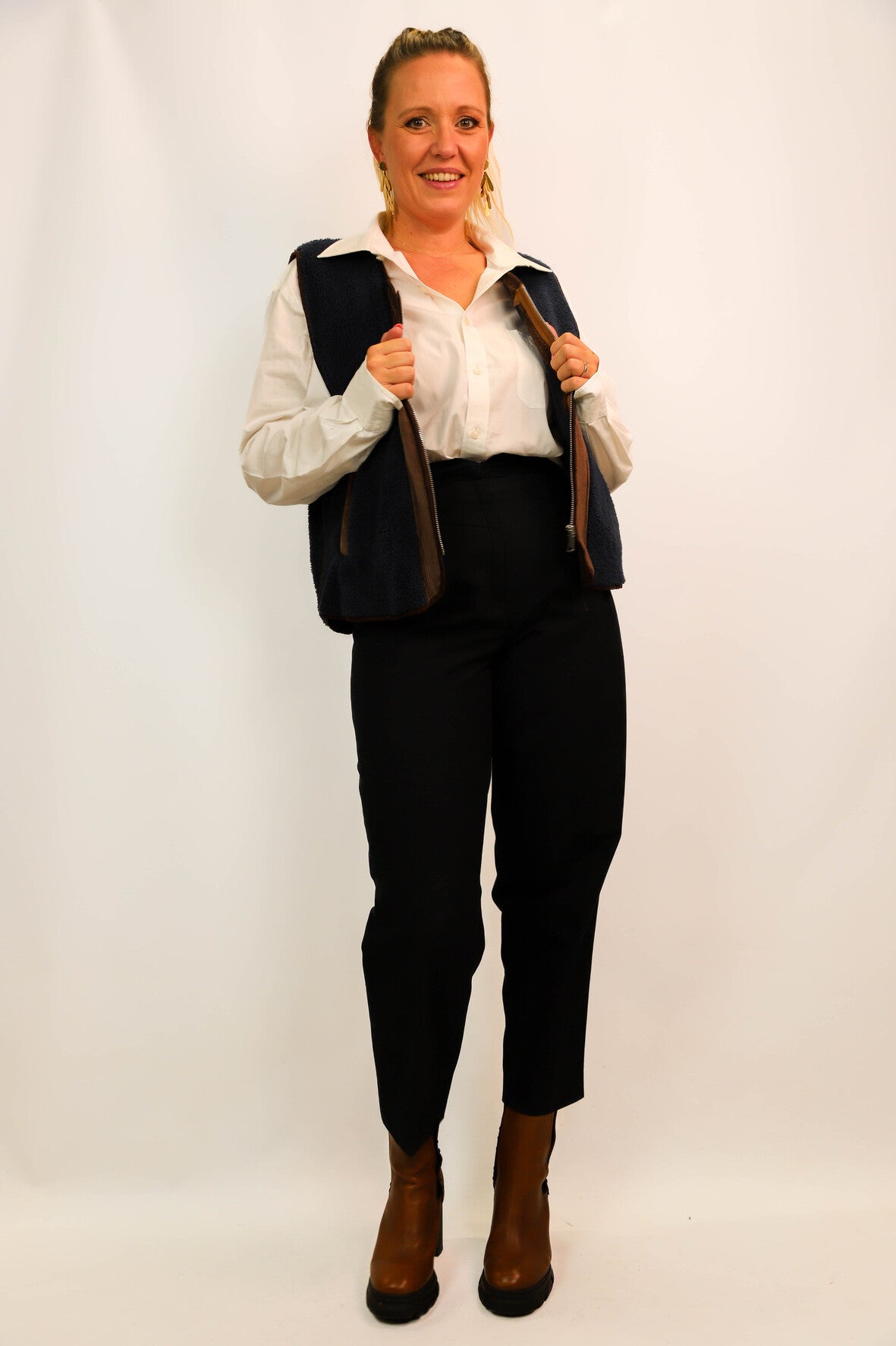 Pantalon noir Louis Feraud Taille L