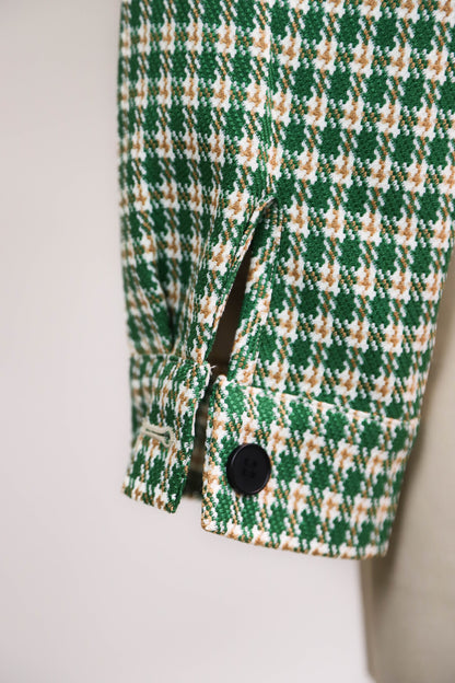 Veste blazer beige et verte Aïkha Taille M