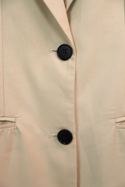 Veste blazer beige et verte Aïkha Taille M