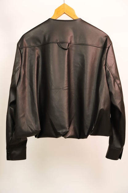 Veste simili cuir noire Drole de Copine Taille Unique - NEUF