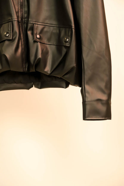 Veste simili cuir noire Drole de Copine Taille Unique - NEUF