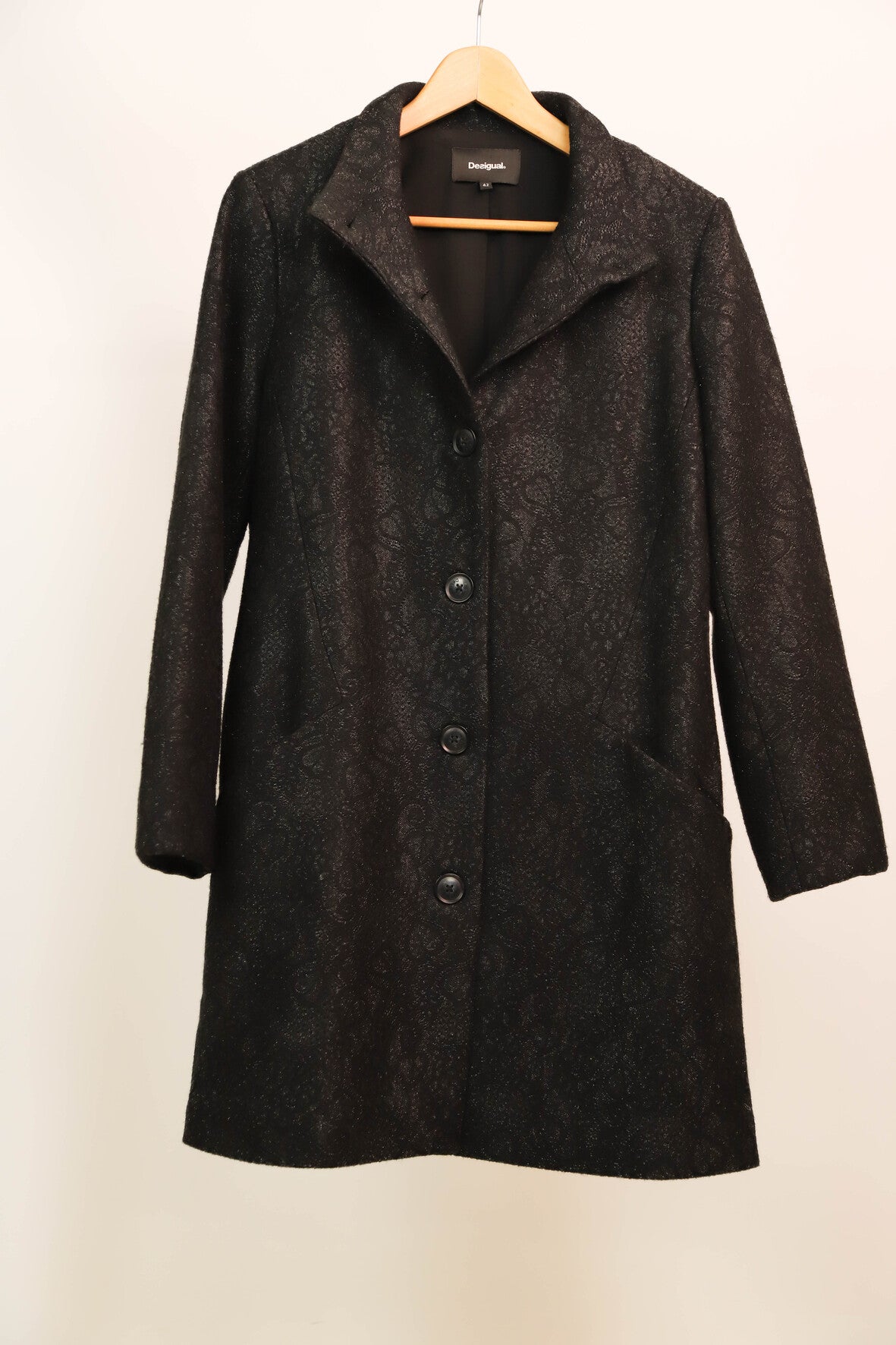 Manteau noir Desigual Taille XL