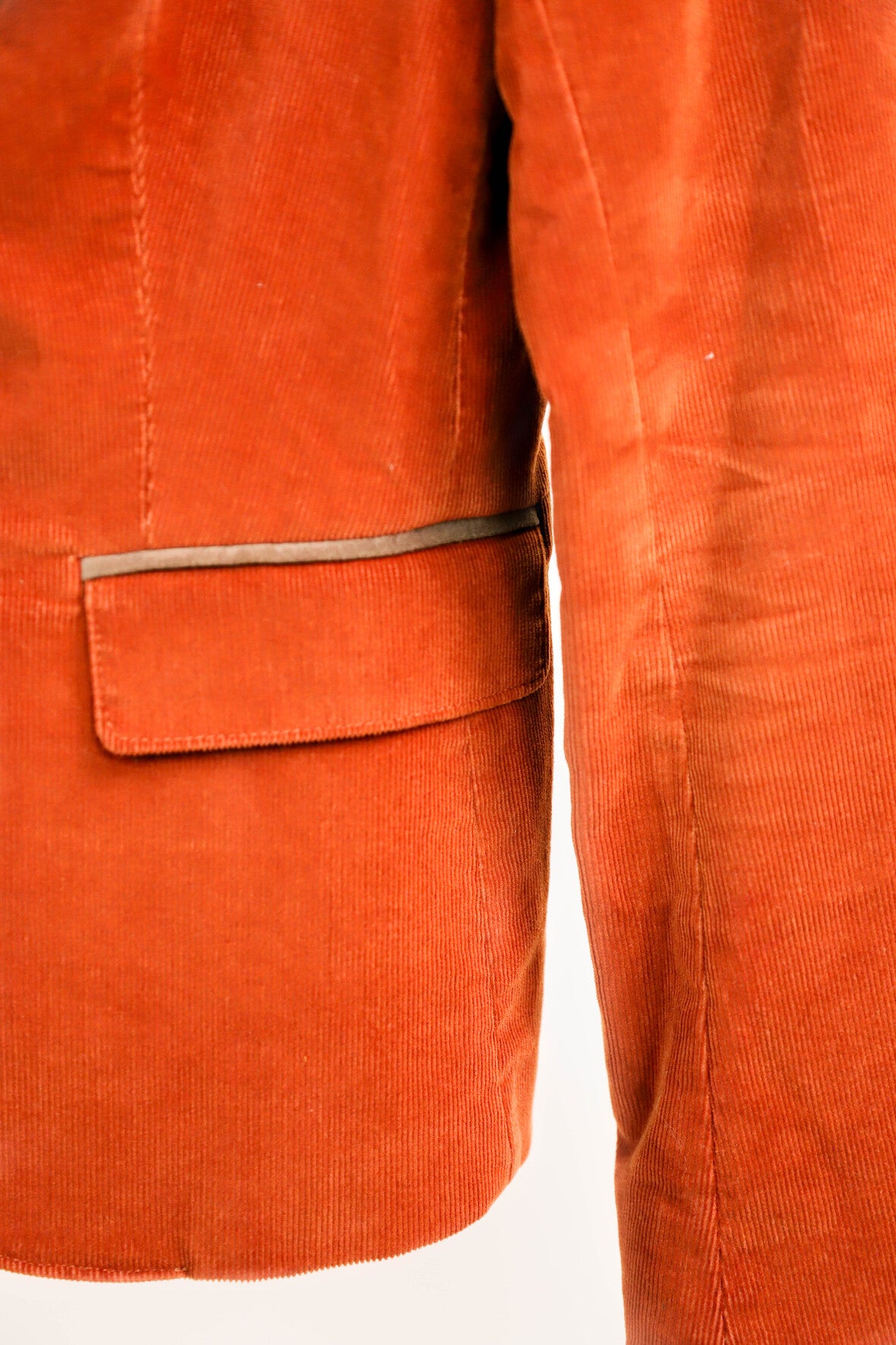 Veste blazer en velours cotelé marron, Saint Hilaire Taille M