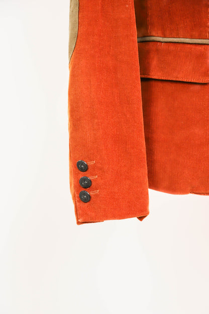 Veste blazer en velours cotelé marron, Saint Hilaire Taille M