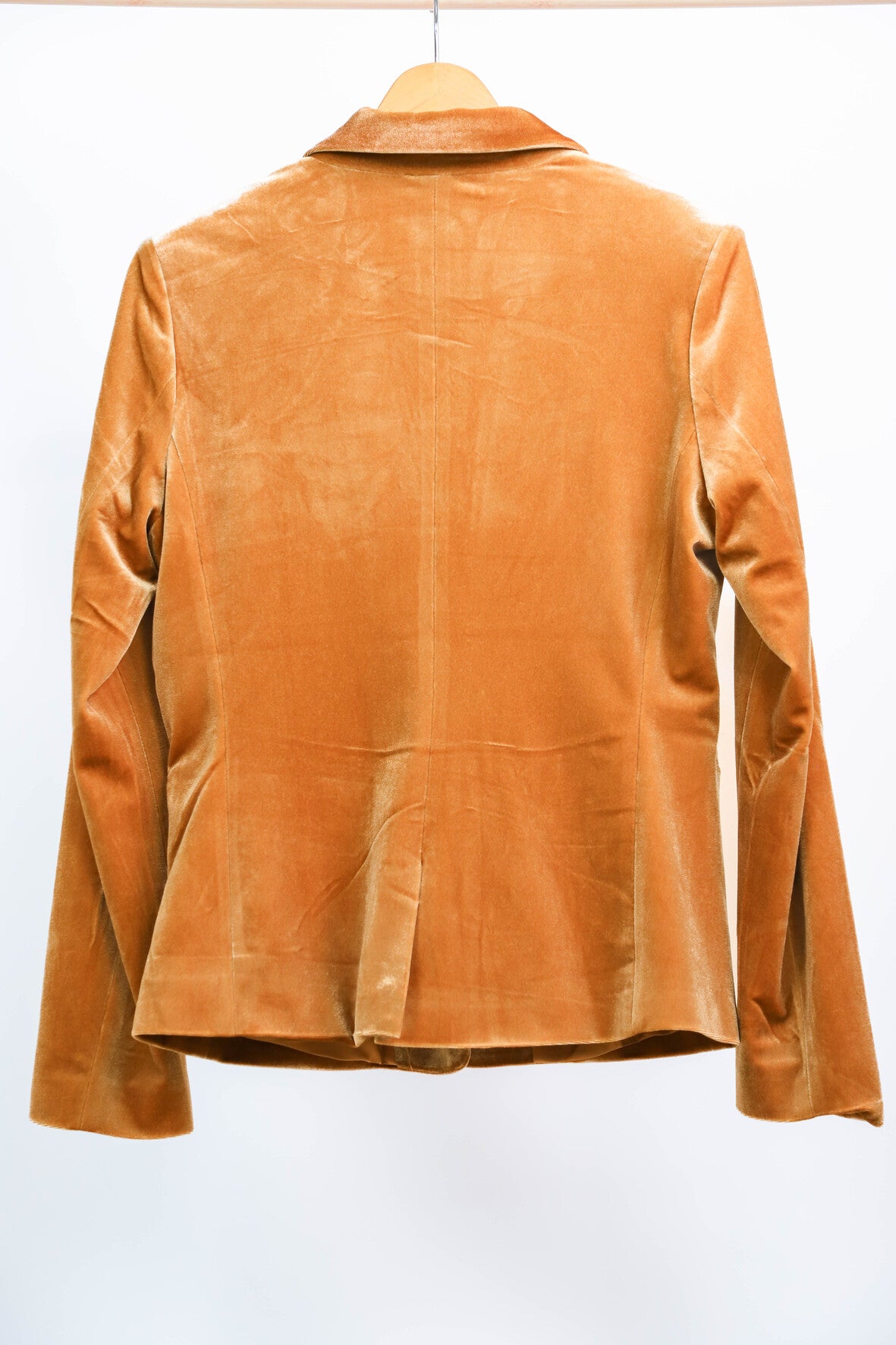 Veste blazer en velours beige effet brillant Molly Bracken Taille M