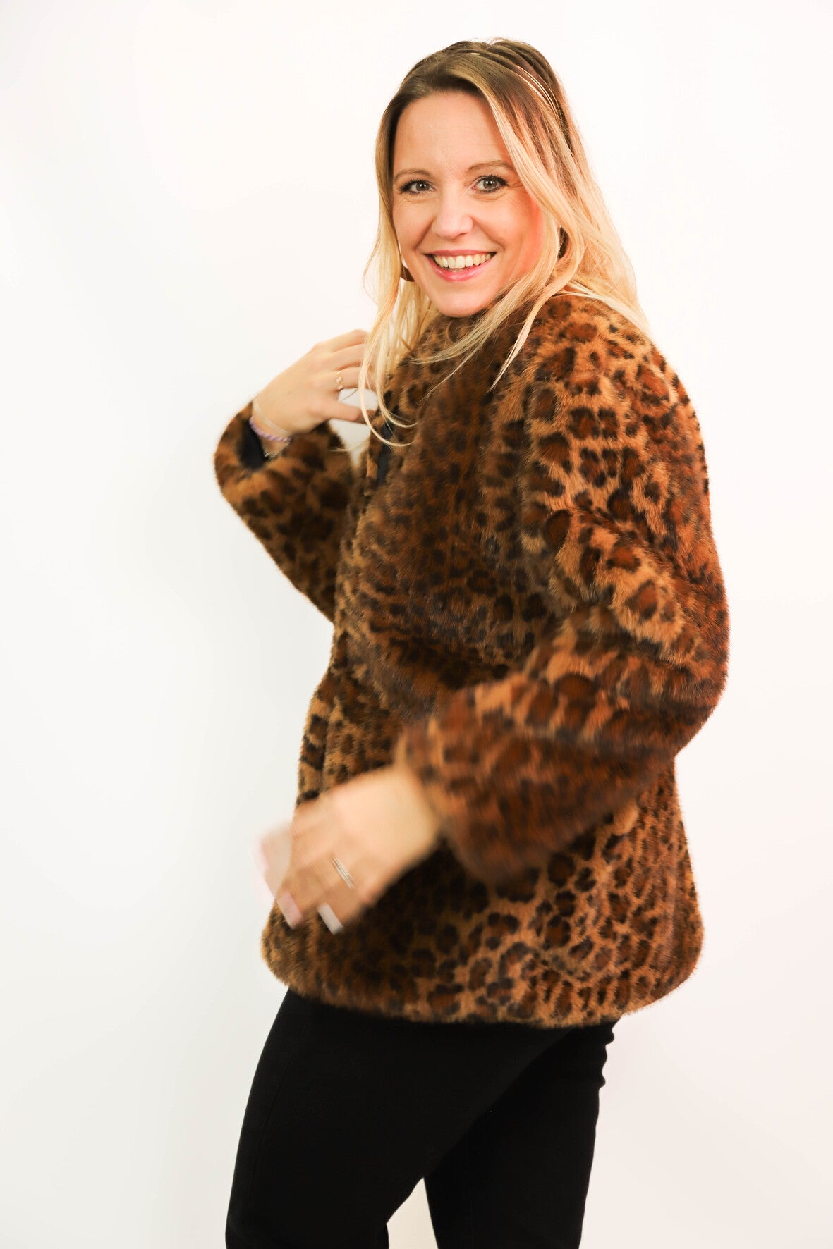 Manteau léopard Taille L