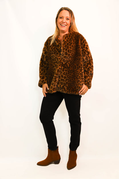 Manteau léopard Taille L