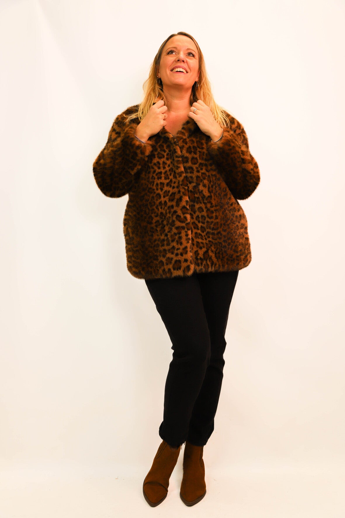Manteau léopard Taille L
