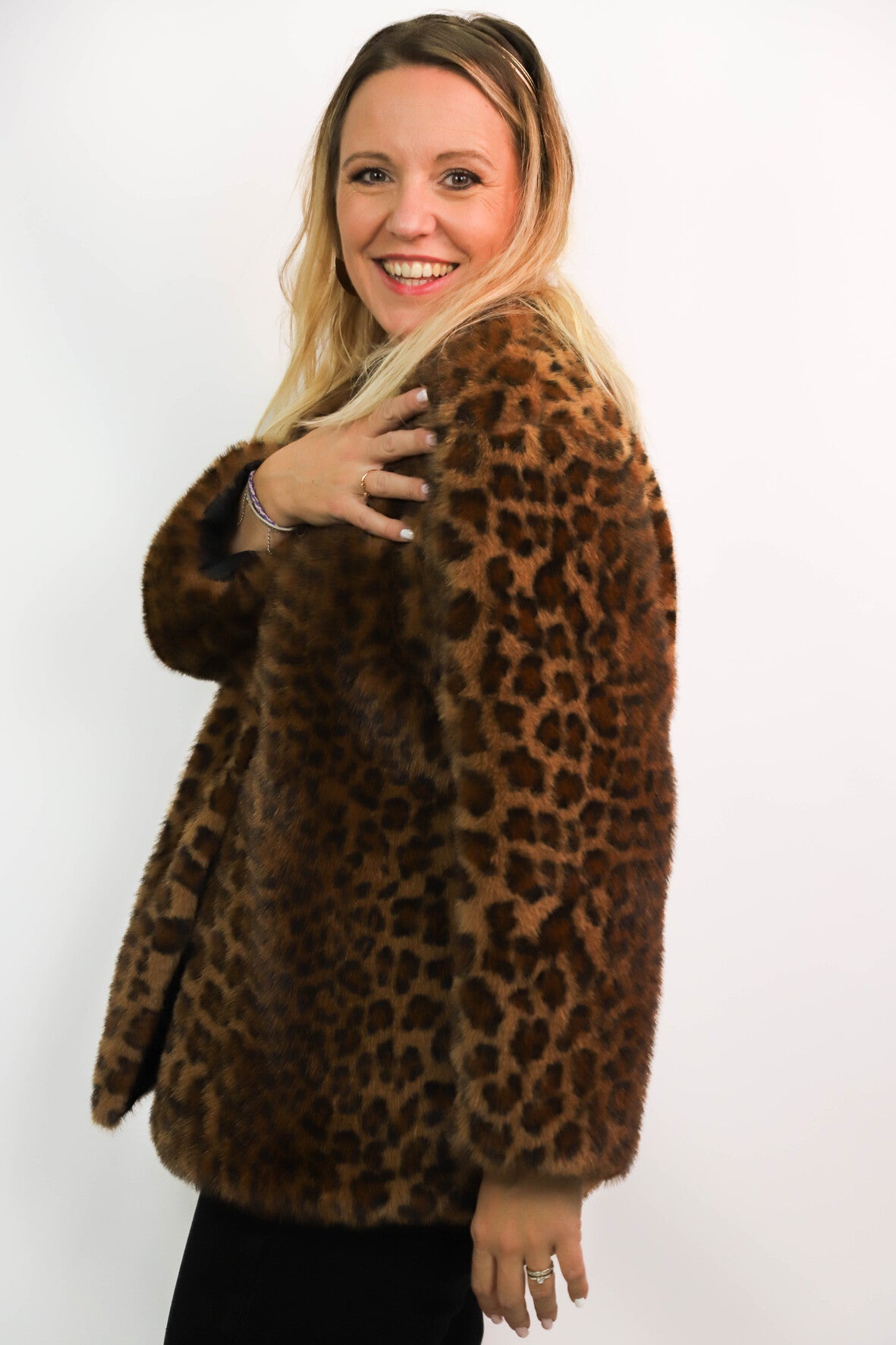 Manteau léopard Taille L