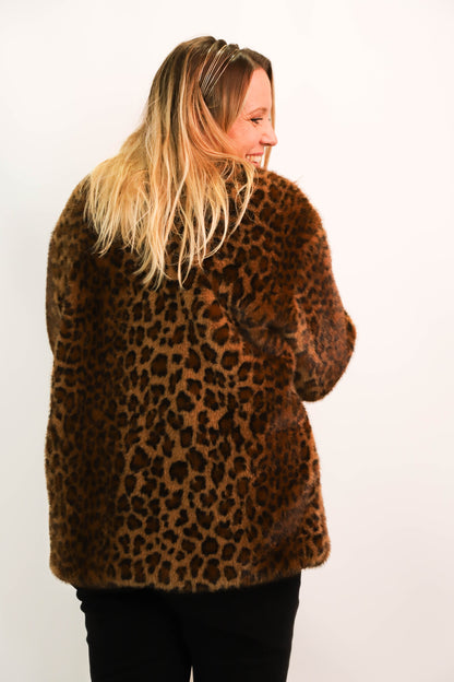 Manteau léopard Taille L