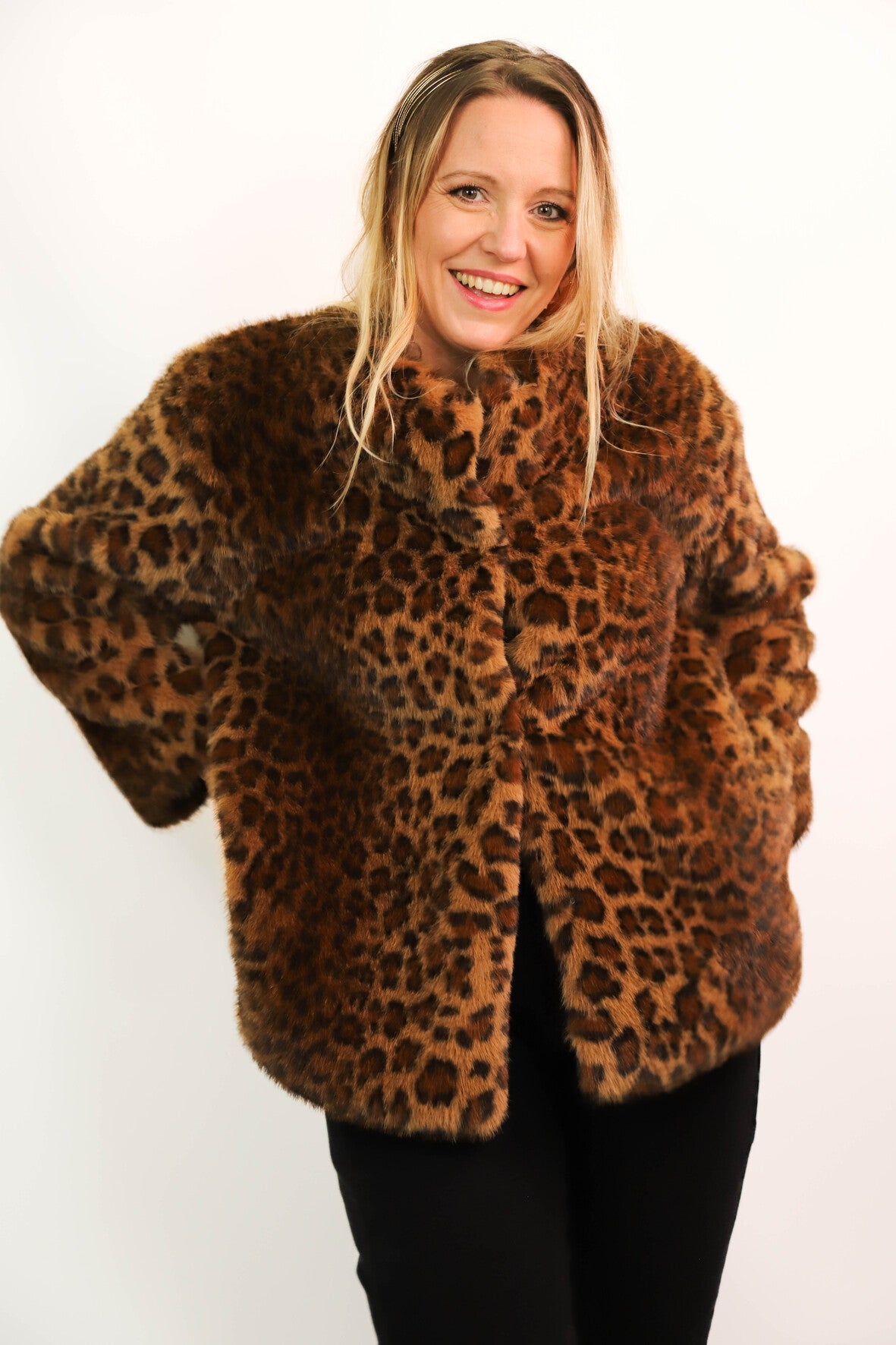 Manteau léopard Taille L