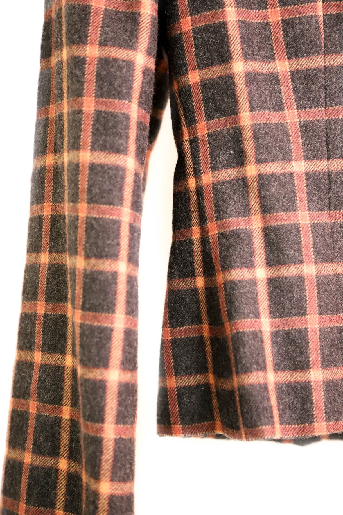 Blazer à carreaux rouge et noir Lanvin Taille S - PEPITE