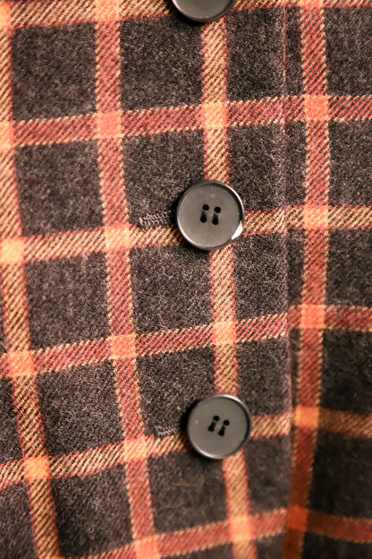 Blazer à carreaux rouge et noir Lanvin Taille S - PEPITE