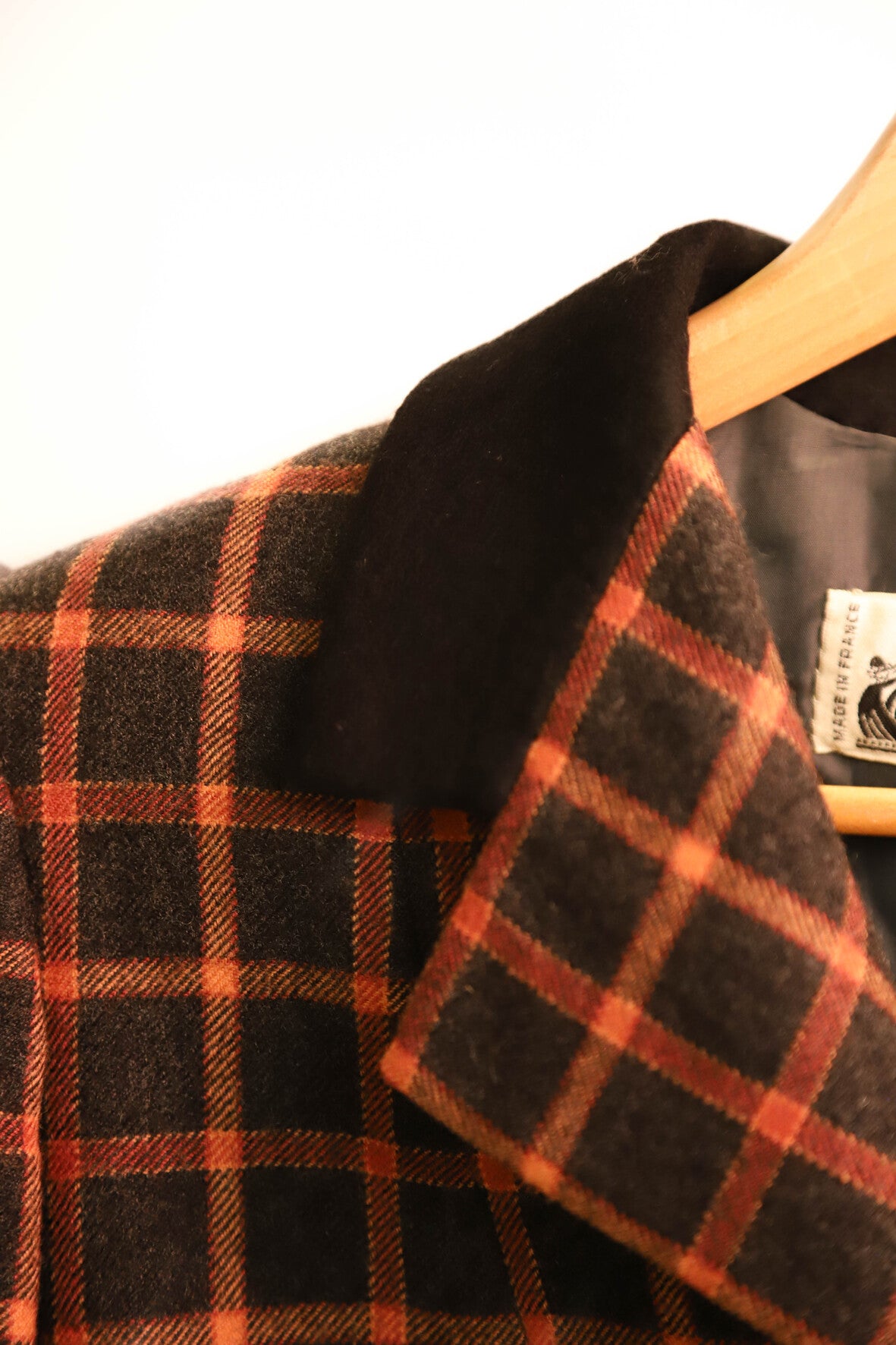 Blazer à carreaux rouge et noir Lanvin Taille S - PEPITE