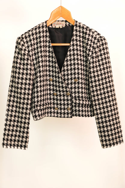 Veste à carreaux vintage Taille S