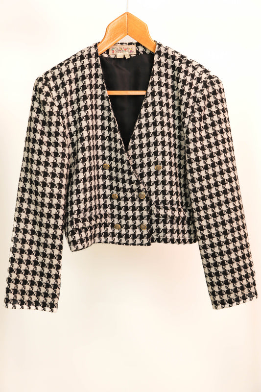 Veste à carreaux vintage Taille S