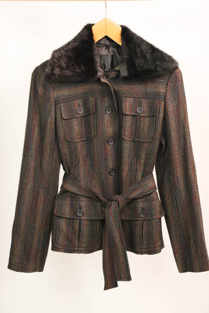 Manteau noir Liu Taille XXL