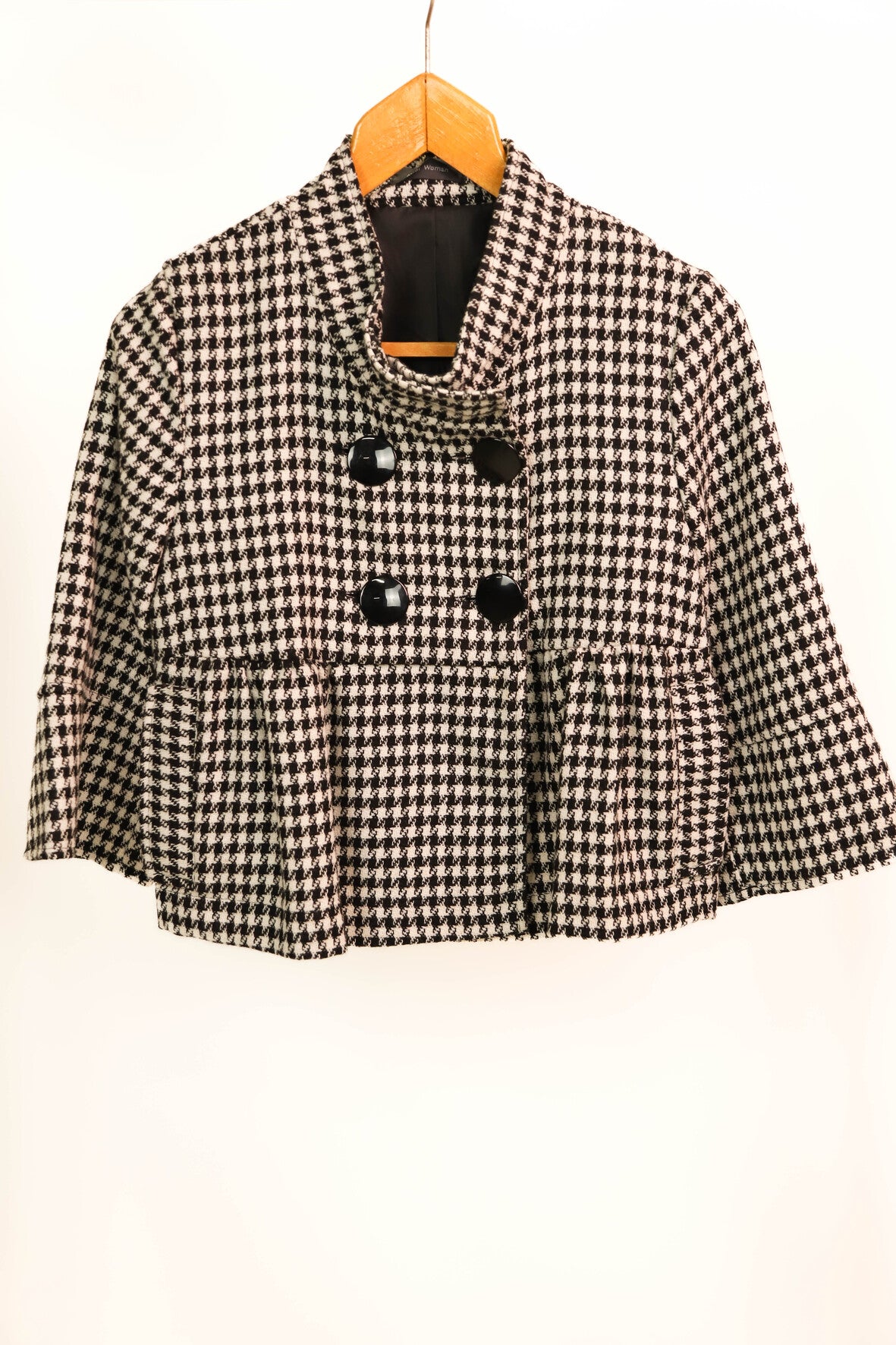 Veste noire et blanche Kiabi Taille S