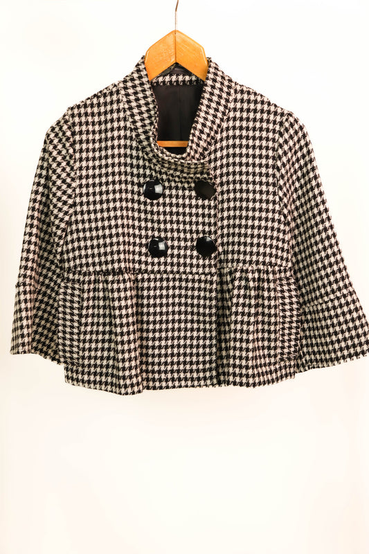 Veste noire et blanche Kiabi Taille S