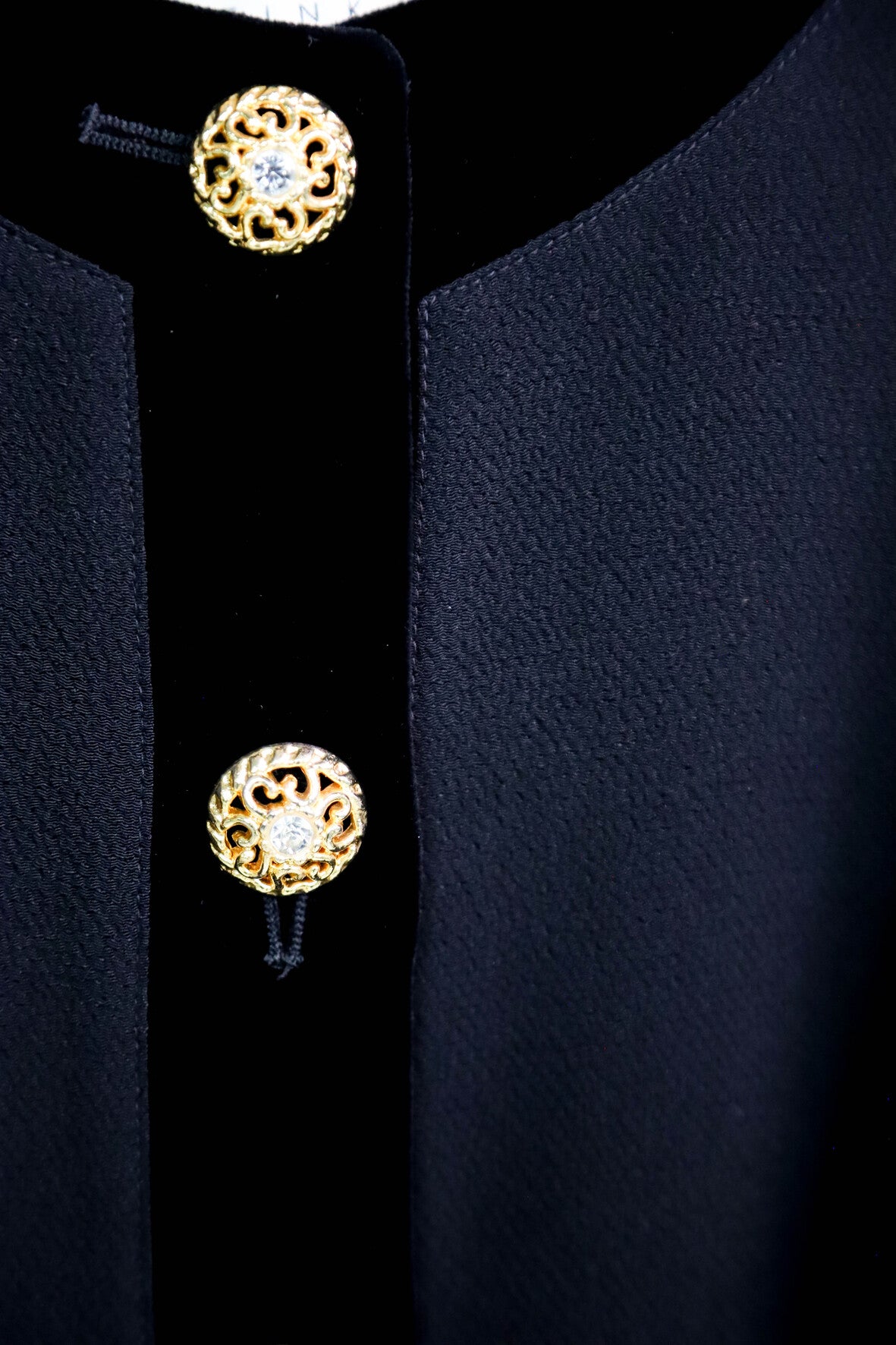 Veste noire bimatière Fink Taille M