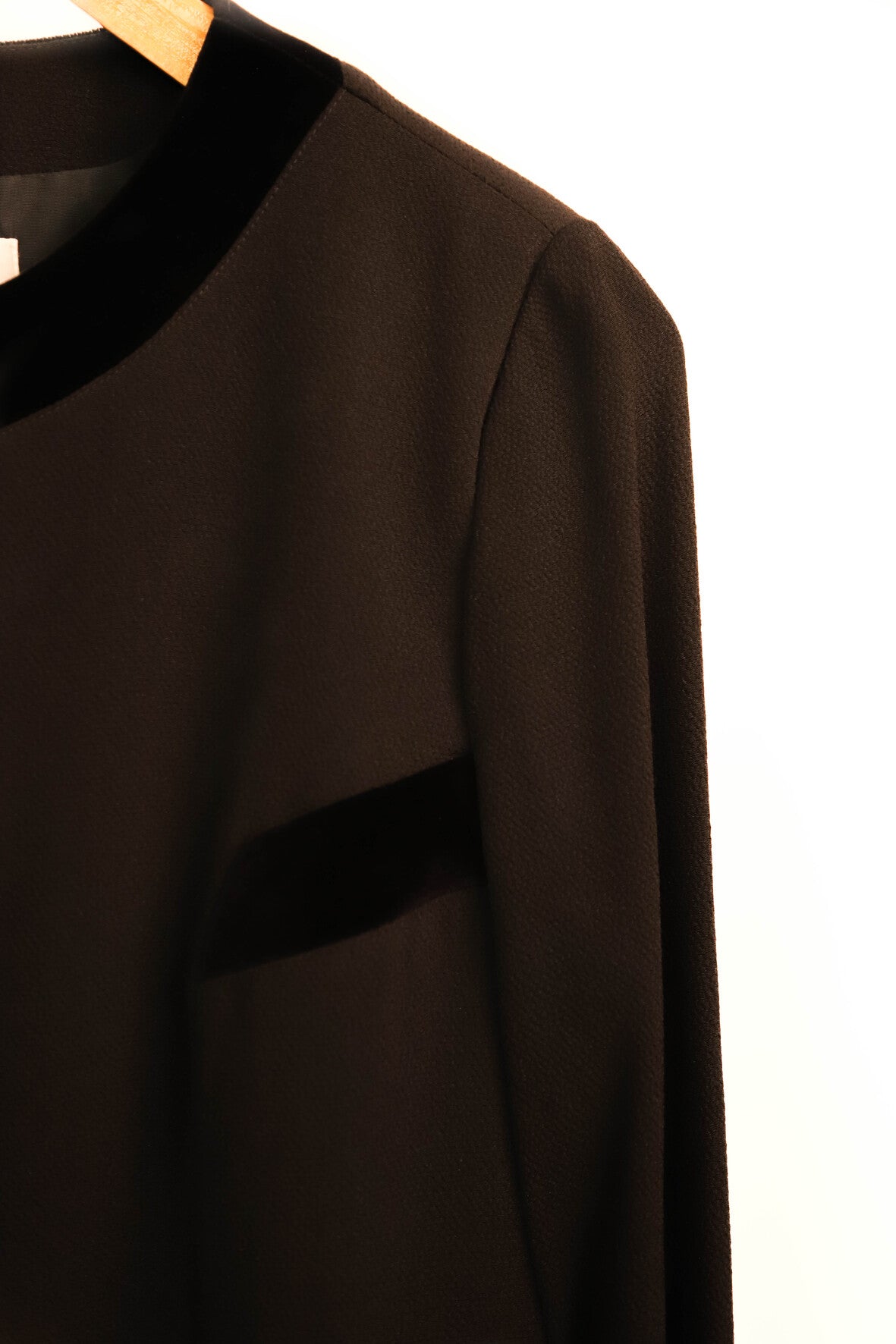 Veste noire bimatière Fink Taille M