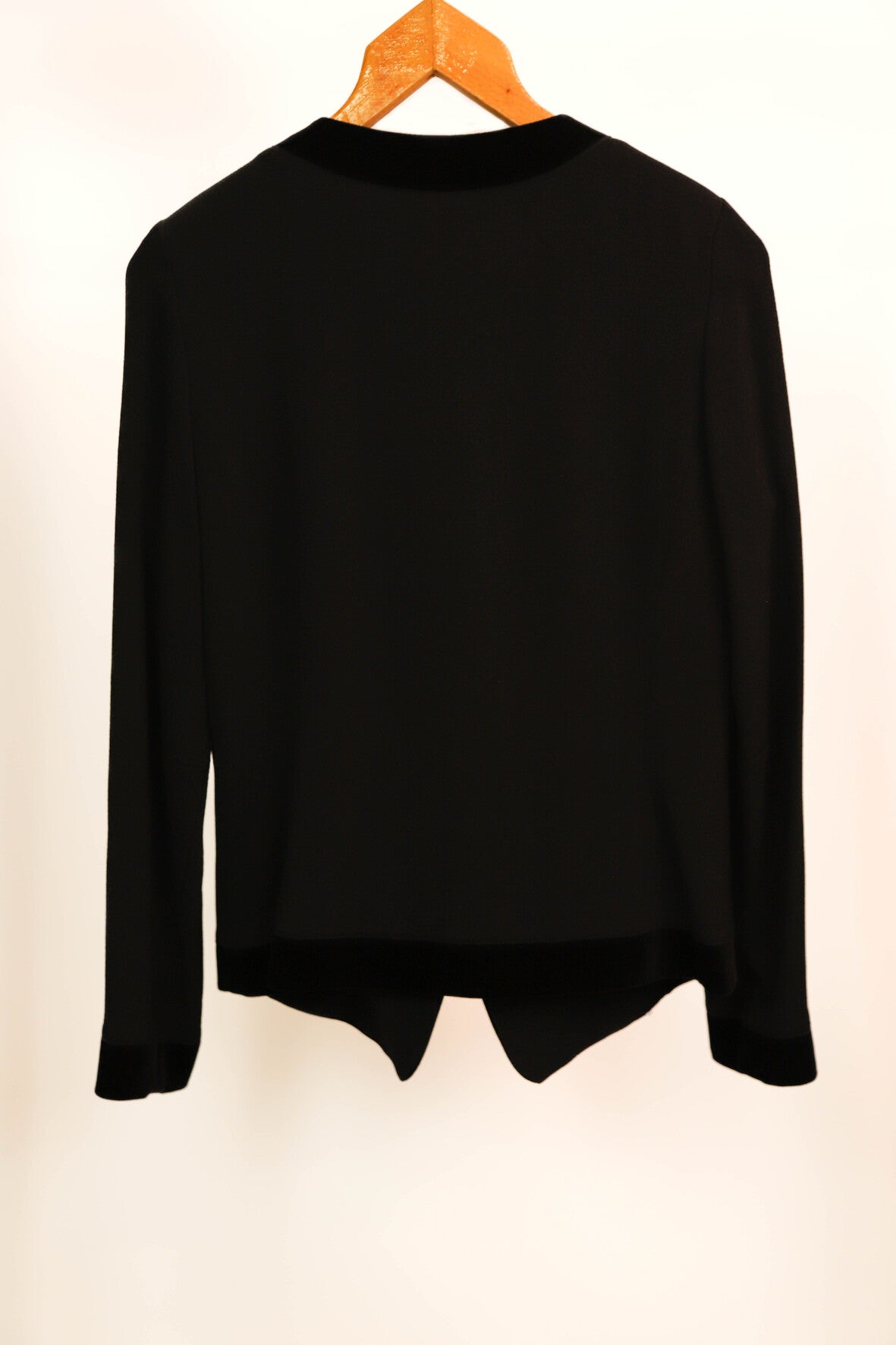 Veste noire bimatière Fink Taille M