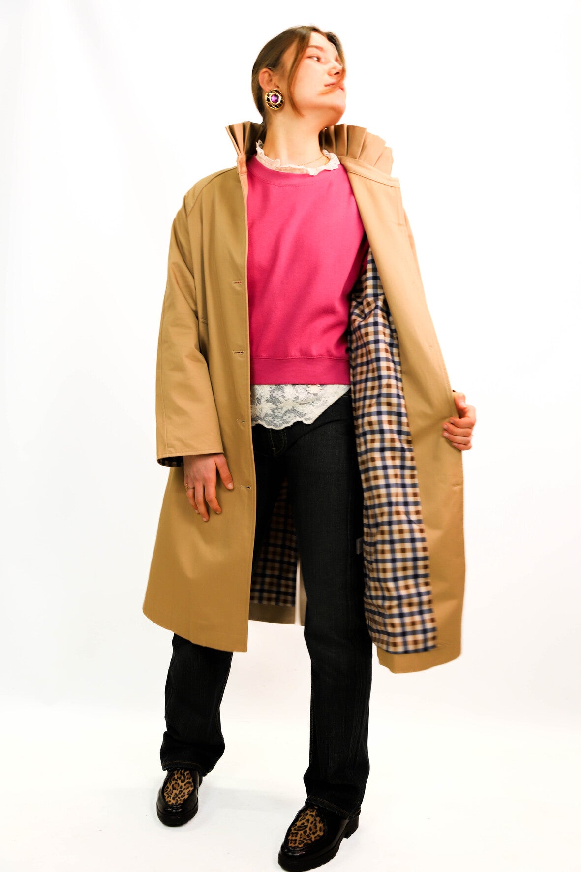 Trench camel It Hippie Taille S