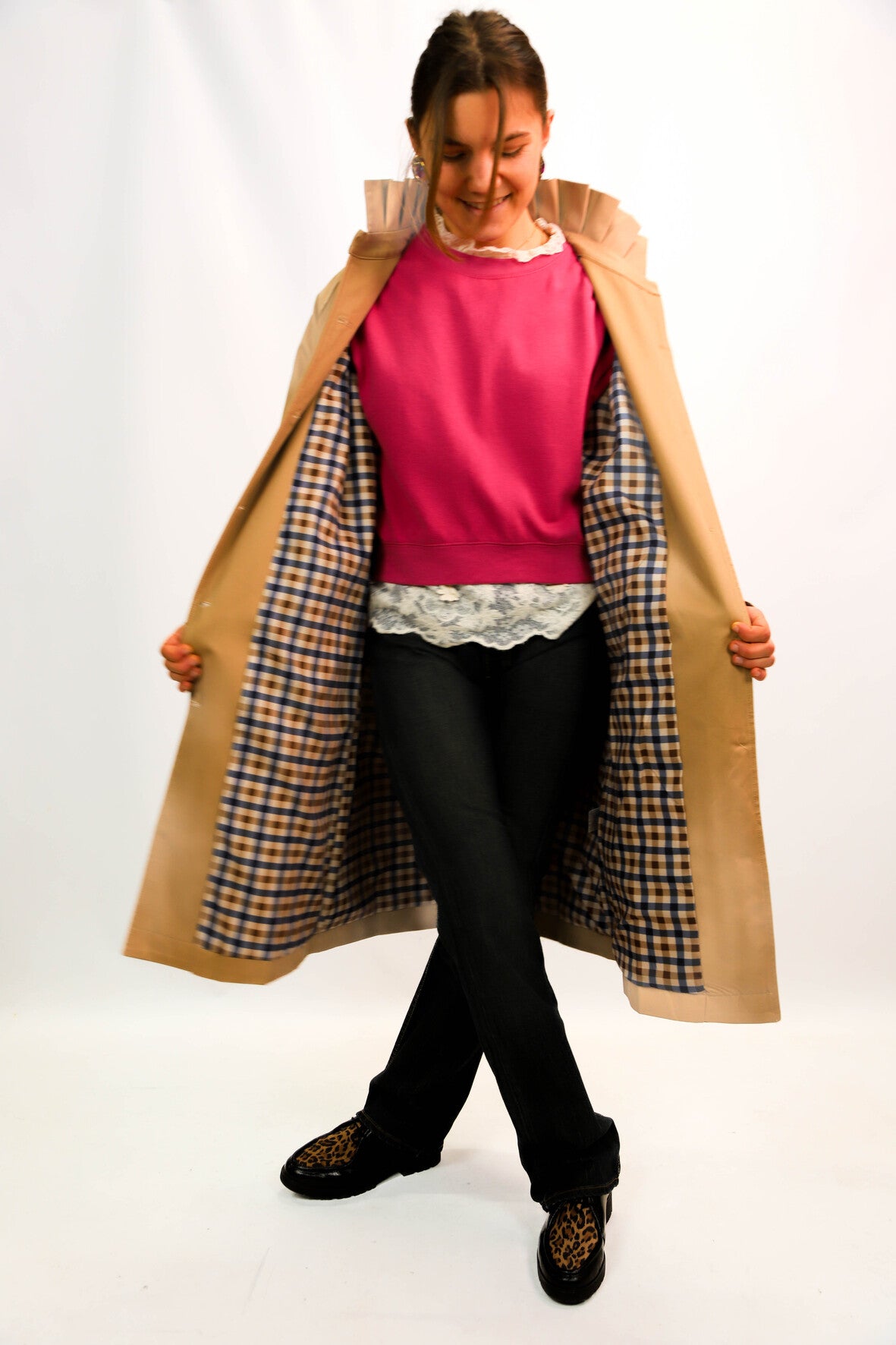 Trench camel It Hippie Taille S