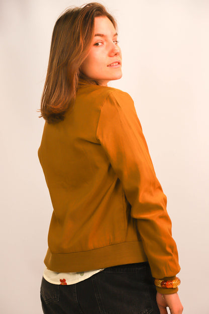 Bomber marron/kaki Vila Taille M