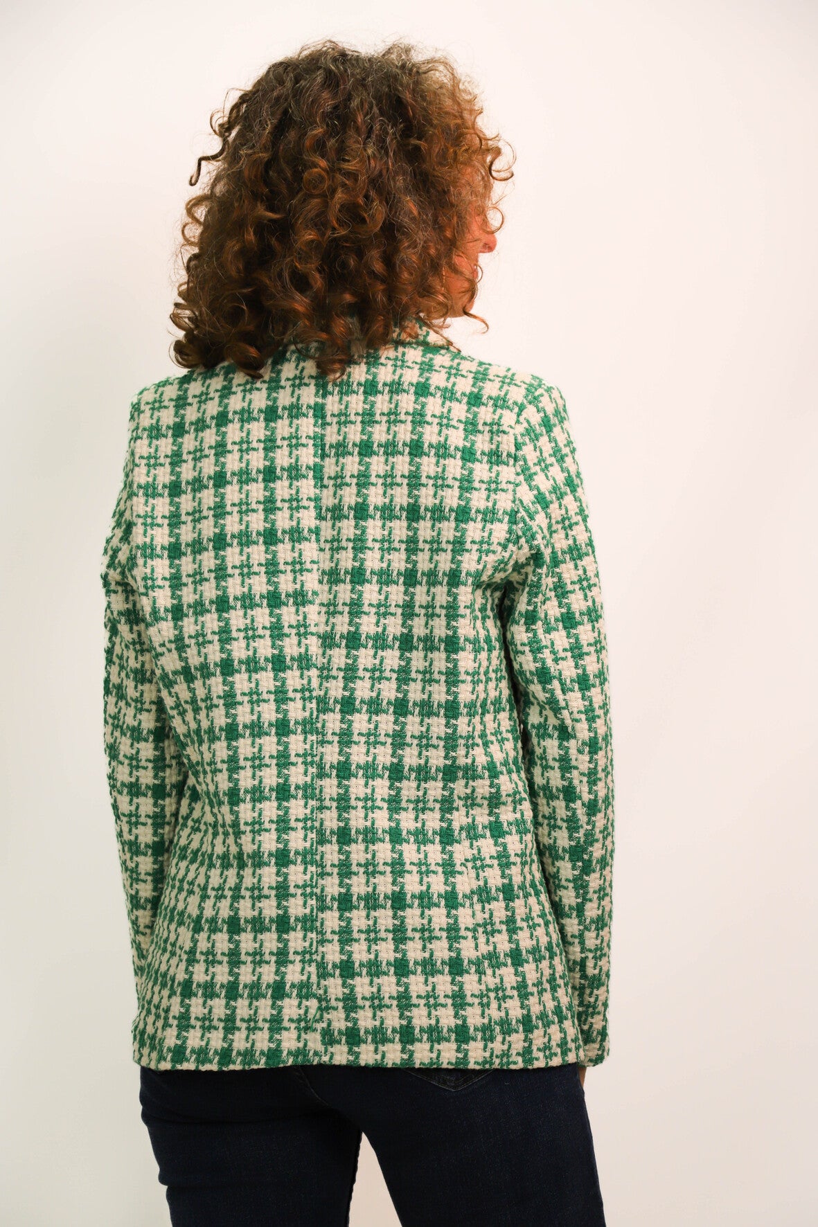 Veste verte et blanche New Collection Taille M