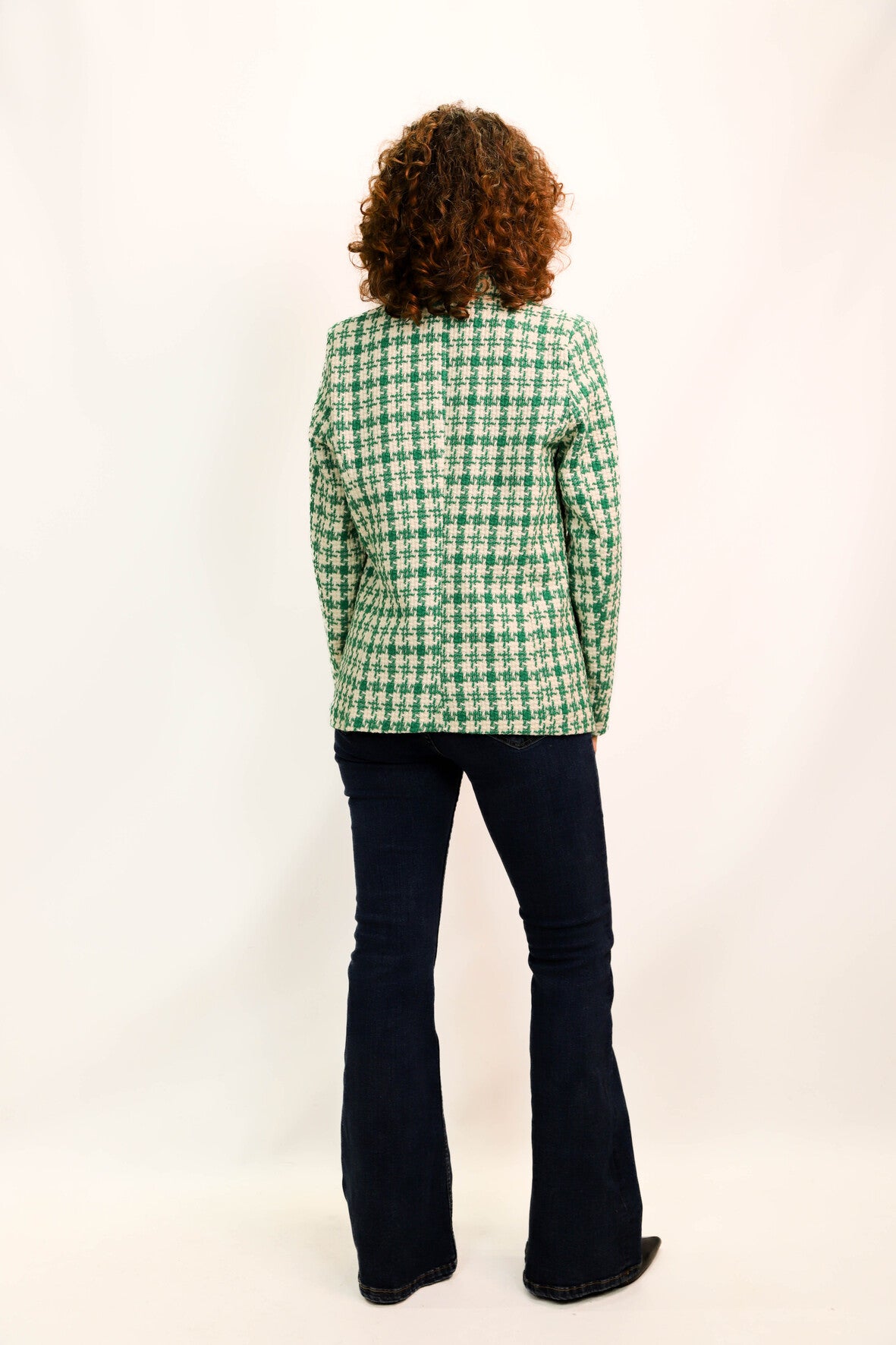 Veste verte et blanche New Collection Taille M