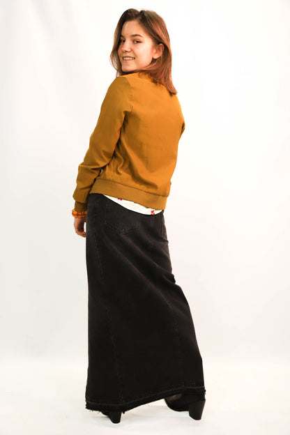 Bomber marron/kaki Vila Taille M