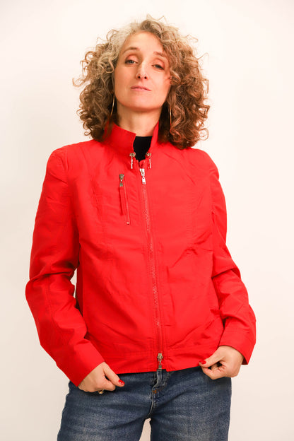 Blouson rouge Alba Moda Taille M - NEUF